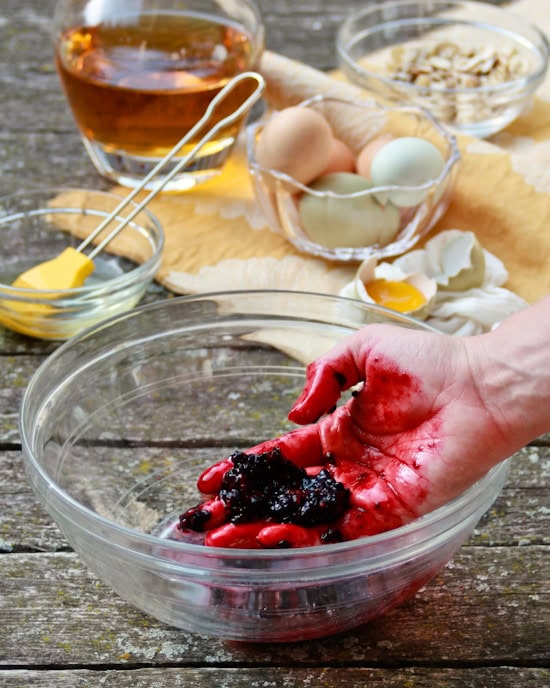 Blackerry Shortcakes-Macerated Berries
