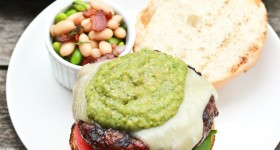 Salsa-Verde-Burger-with-Fontina-Watermelon-and-Basil.jpg Salsa Verde Burger with Fontina Watermelon and Basil