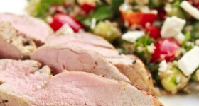 Grilled Pork Tenderloin with Dijon Mustard