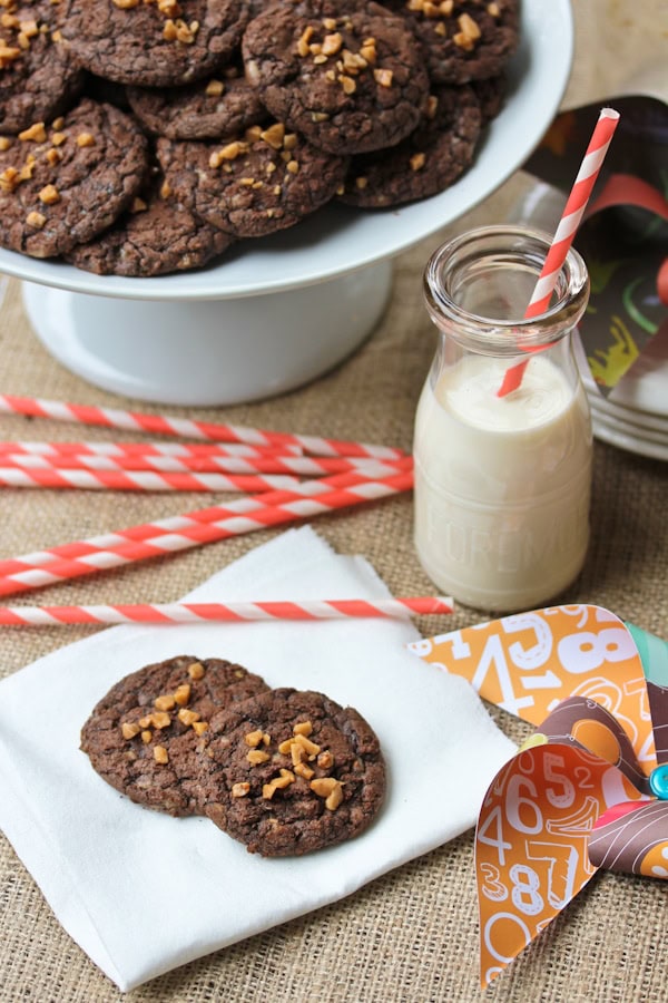 Toffee Brownie Cookies A Spicy Perspective