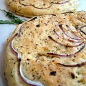 fresh focaccia loaves