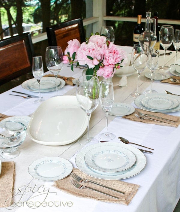 Spring Table Setting