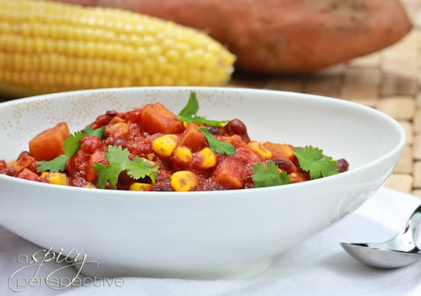 Vegan Chili ~ ASpicyPerspective.com