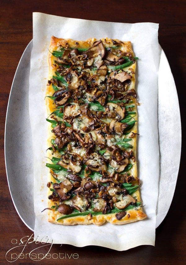 Green Bean Mushroom Tart - A Savory Tart for the Holidays | ASpicyPerspective.com #thanksgiving #holidays #recipe Green Bean Mushroom Tart - A Savory Tart for the Holidays | ASpicyPerspective.com #thanksgiving #holidays #recipe