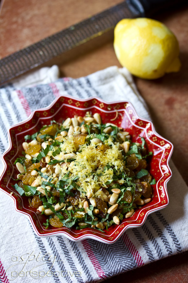 Basil Pine Nut Topping