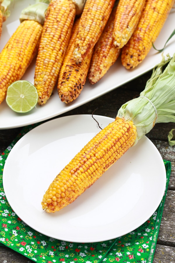 Grilled Corn With Smokey Lime Mayo